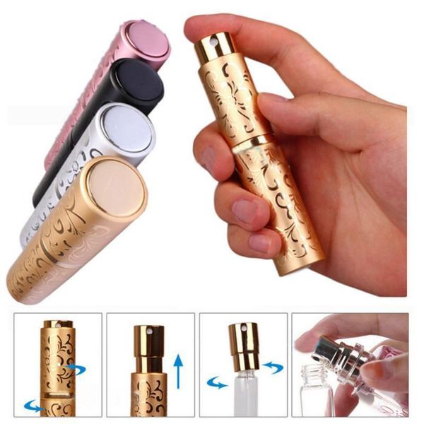 

10ml spray bottle refillable perfume bottle atomizer perfume refillable essential oil roller on for essential oils