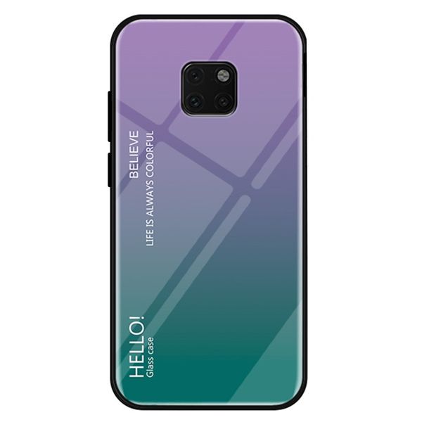 

gradient tempered glass case cover for huawei mate 20 pro