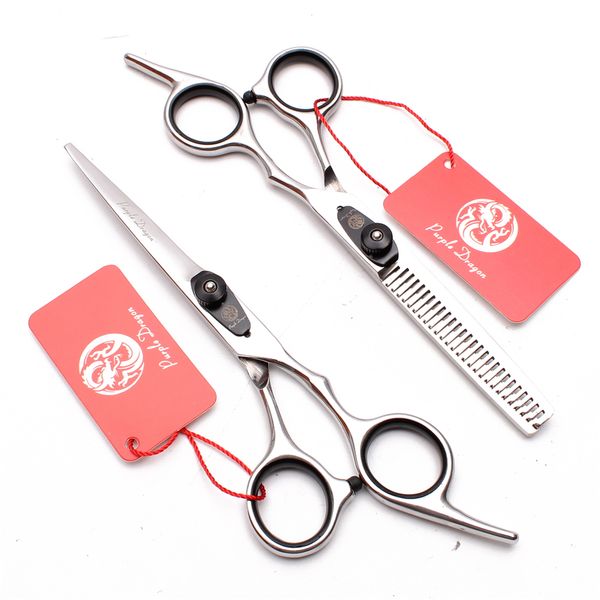 

1pcs 6" stainless purple dragon professional hairdressing scissors cutting shears thinning scissors hair add bag z1003