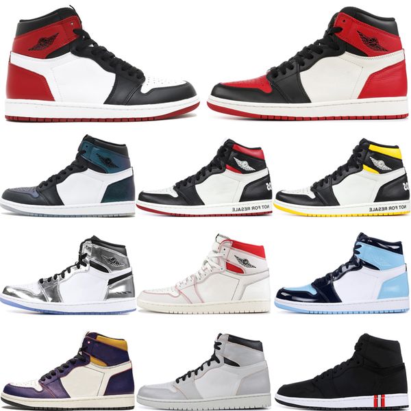 

Men 1 Top OG Basketball Shoes 1s Black Toe Bred Toe 16 kawhi leonard NRG shadow Court Purple Spiderman UNC Designer Sport Sneakers
