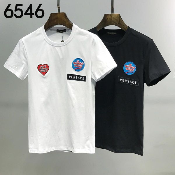 

2020 summer new t-shirts for men and women short sleeve t-shirt blouses wild leisure individuality cool fad, White