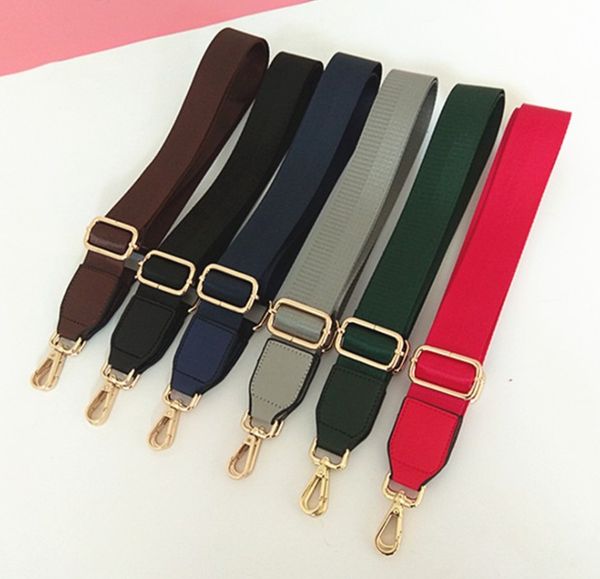 

women handbags strap nylon striped woven strap for crossbody shoulder bag belts handbag bag accessories parts, Black
