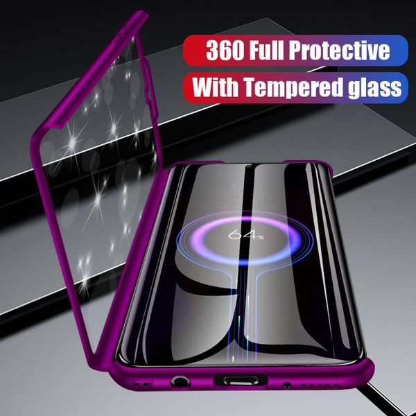 

360 full protective phone case for xiaomi redmi note 8 7 6 5 k20 pro case for redmi 5a 6a 7 5 plus 7a case with screen protector