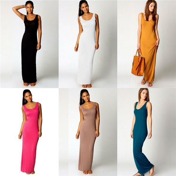 

2020 summer dress casual dresses womens casual o neck sleeveless solid linen mini dress with pockets fashion casual straight sundress #600, Black;gray