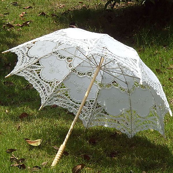 

handmade umbrellas for bridesmaid wedding decoration lace umbrella christmas decoration elegant lace unbrellas