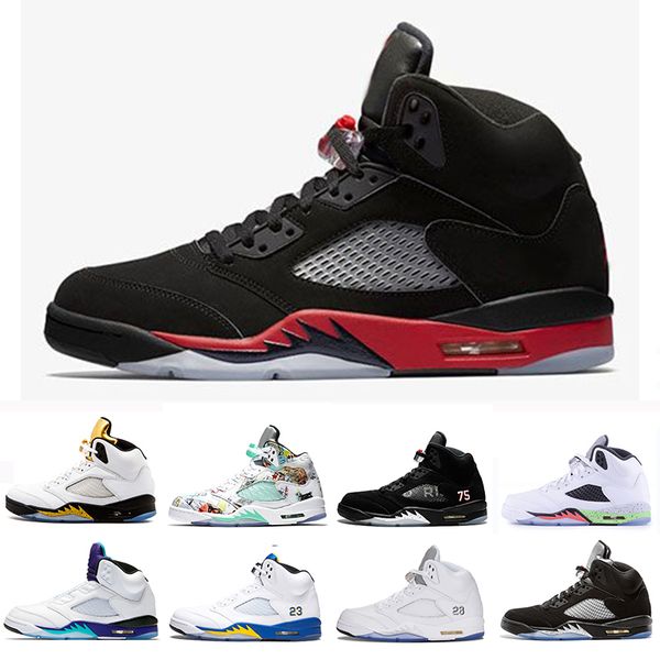 

new bred psg 5 men basketball athletic shoes 5s sup black white grape red suede oregon pe wings laney oreo designer sports sneakers, White;red