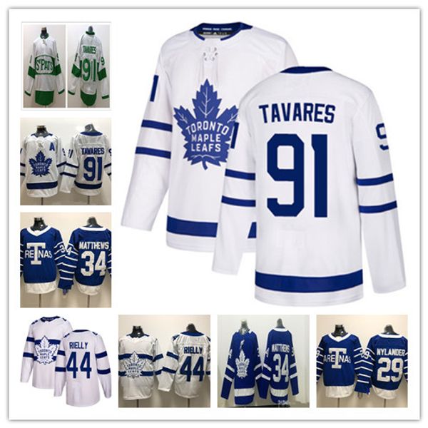 

Men Toronto Maple Leafs 34 Auston Matthews Jersey 91 John Tavares 16 Mitchell Marner 29 william nylander 44 Morgan Rielly Hockey Jersey
