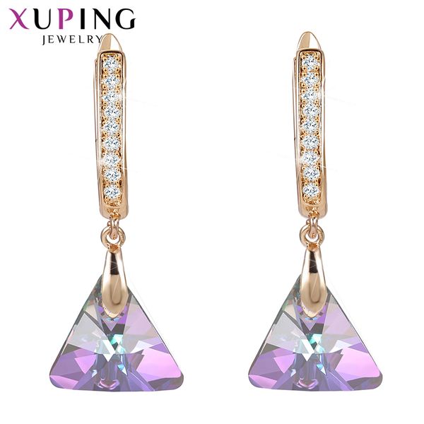 

Xuping Dangle Earrings Vintage Crystals from Swarovski European Style Jewelry New Year Day Gifts for Women Girls S185-20539