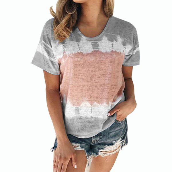 

2020 designer tshirts designer panelled tshirts fashion contrast color print short sleeved crew neck cute casual girls undershirt, White