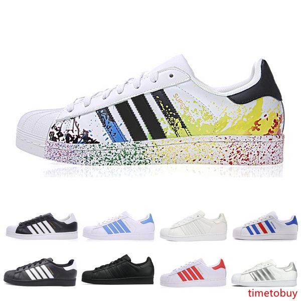 

designer superstar men women running shoes white hologram iridescent junior superstars 80s pride sneakers mens sport casual shoes us 5-10