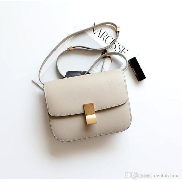 

омен сумка высокое качество коробка натуральная кожа роскошь дизайнер crossbody мешок классический женщин messenger сумки девушки мешки плеч