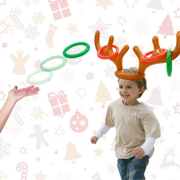 

taoup merry christmas elk horns throw game props christmas tree ornaments xmas decoration for home noel 2018 natal navidad gifts