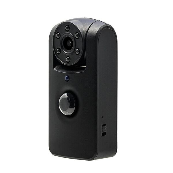 

180 degree rotating 1080p mini camera 6 leds ir night vision video p recorder wide angle camcorders pir motion detection