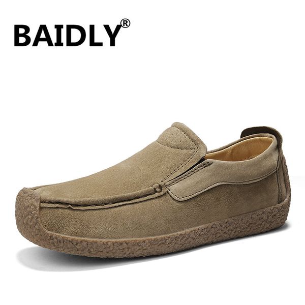 

italian mens shoes casual summer men loafers genuine leather moccasins light breathable slip on boat shoes, Black