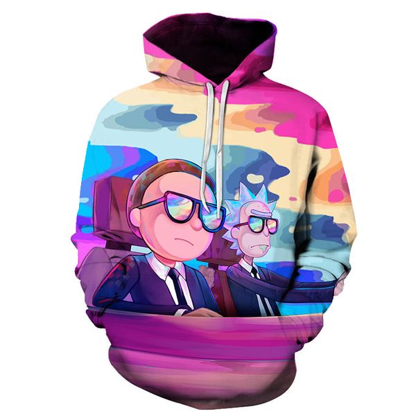 

biaolun hoodies by 3d sweatshirt men brand hoodie comic casual tracksuit pullover streetwear, Black