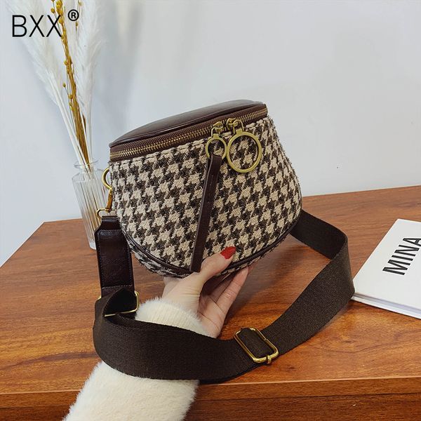

bxx] старинные плед шерсть седельные сумки для женщин 2019 мода crossbody messenger грудь сумка леди дорожные сумки и кошельки a261