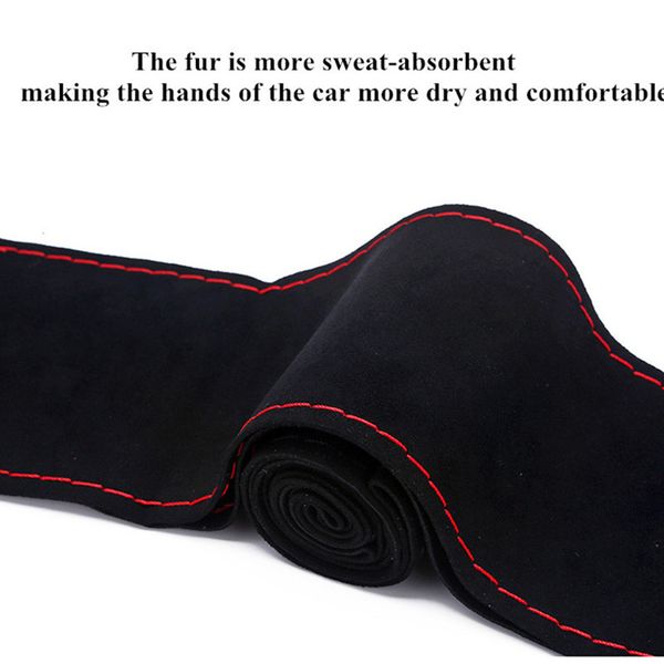 

car steering cover diy steering wheel covers soft 38cm for most car for nissan 350z frontier note steering wheel covwr for car