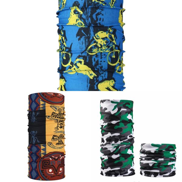 

zukqr bicycle multi functional bandana headband seamless tubular skull masktube ring scarf sport magic face bandana ship, Black