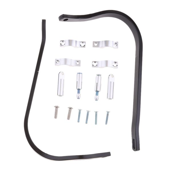 

2pcs aluminum brush bar handlebar hand guard protector for motorcycle brush bar aluminum hand guards shield