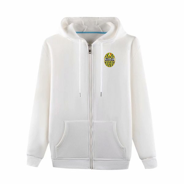 

men's hellas verona fc 2019 full-zip travel jacket 2019 2020 hellas verona fc cotton sweater soccer training jacket tracksuit270j, Black;red