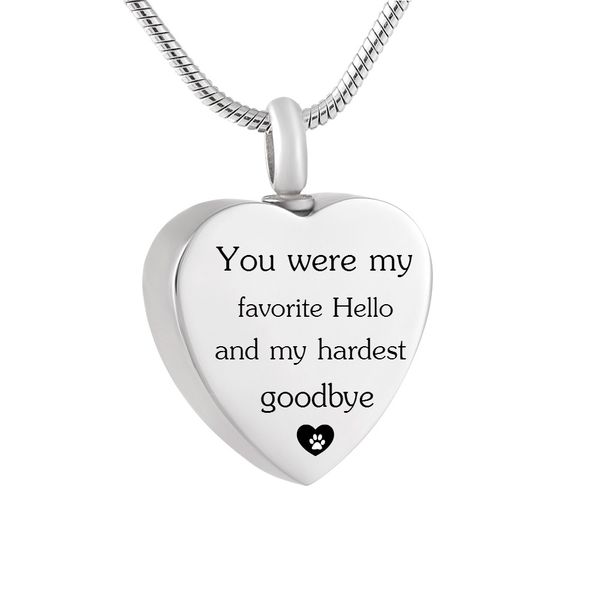

new9995 custom engraving 316l stainless steel material human cremation pendant for loved one's ashes keepsake jewellery, Silver