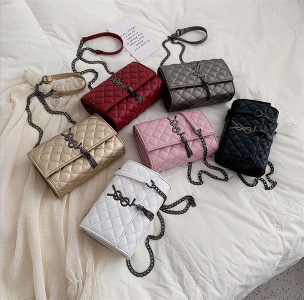 

2020 fashion brand luxury female bag new simple wild all around air chain su slant shoulder bag ing