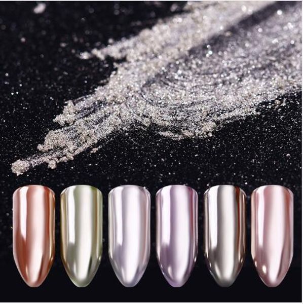 

серебро розовое золото зеркало зеркало для ногтей пудра с блестками chrome nail art пыль пигмент для ногтей окрашивание блеском маникюр уф-г, Silver;gold