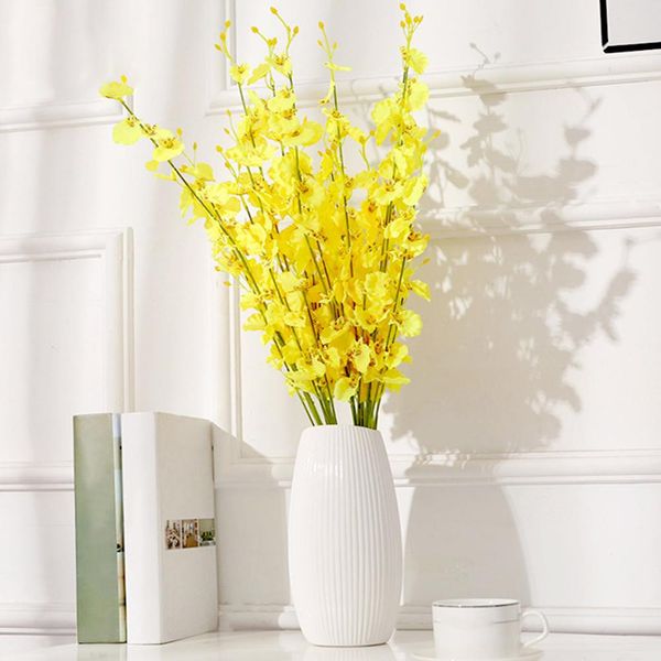 

10pcs non-fading realistic artificial plant orchid flower garden diy party wedding holiday craft decor home decoration