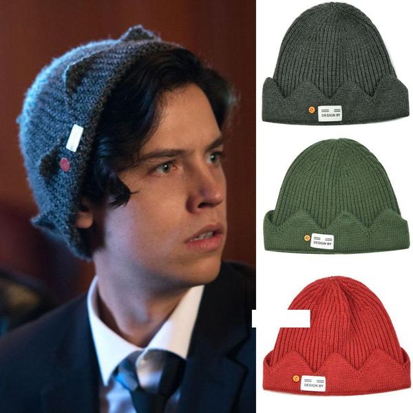 

winter hat river valley knitted hats fashion letter patterns hat for men and women winter hat, Blue;gray