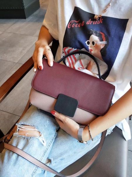

classic shaped flap ladies shouder bag genuine leather handbags crossbody bags for women clutch fashion small messenger