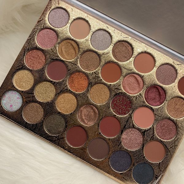 

long-lasting luxury romanky mashed potato eye shadow palette 35 colors matte shimmer glitter eye pressed powder dhl makeup