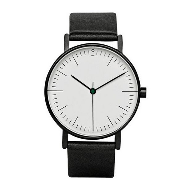 

watch female fashion simple belt quartz watch student, Slivery;brown