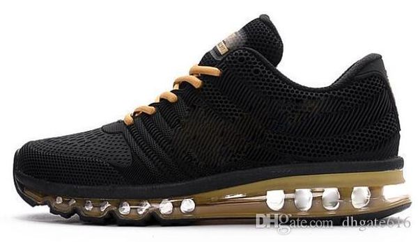 

2019 chaussures mens running shoes bengal orange grey black gold shoes 2017 kpu cushion sports sneakers trainers athletic size 7-13 06