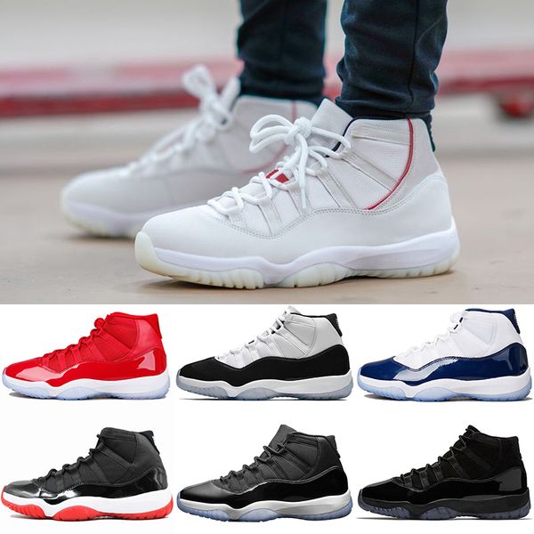 

new concord 45 platinum tint 11 mens basketball shoes 11s navy gum bred high gamma blue legend blue for men women sports sneakers