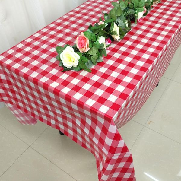 

asypets disposable thickened table cover checkered waterproof tablecloth birthday party decoration