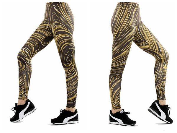 

women yoga trousers pants tights trousers female high waist dance active lady tree pattern digital printing leggings skinny silm motion, Black;white