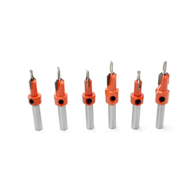 

woodworking countersunk drill taper hole drill alloy head screw step wood self tapping screw installation step