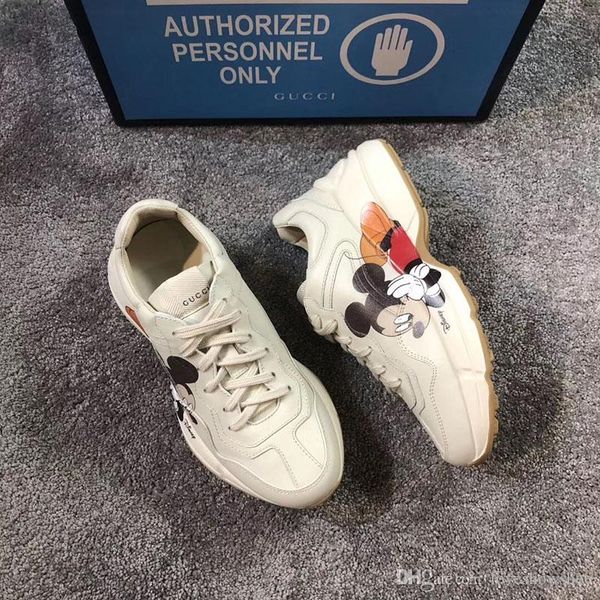 

fashion luxury 2020 new men's jogging shoes classic print casual basketball sneakers women's outdoor sneakers size 35-45, Black