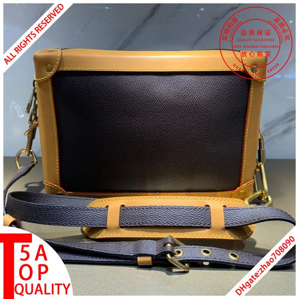 

men soft trunk messenger bags designer crossbody bags shoulder bag genuine leather wallet designer backpack mens purses with box a002