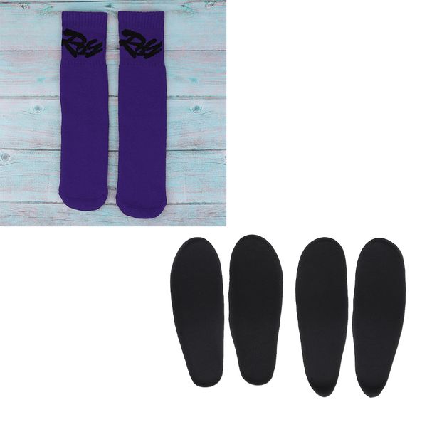 

2 пары детских конькобежных хлопчатобумажных теплых носков чулки + коньки стельки