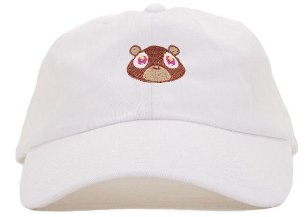 

2019 designers mens baseball caps new brand bear dad hats gold embroidered face bone men women casquette hat gorras sport cap drop shipping, Blue;gray