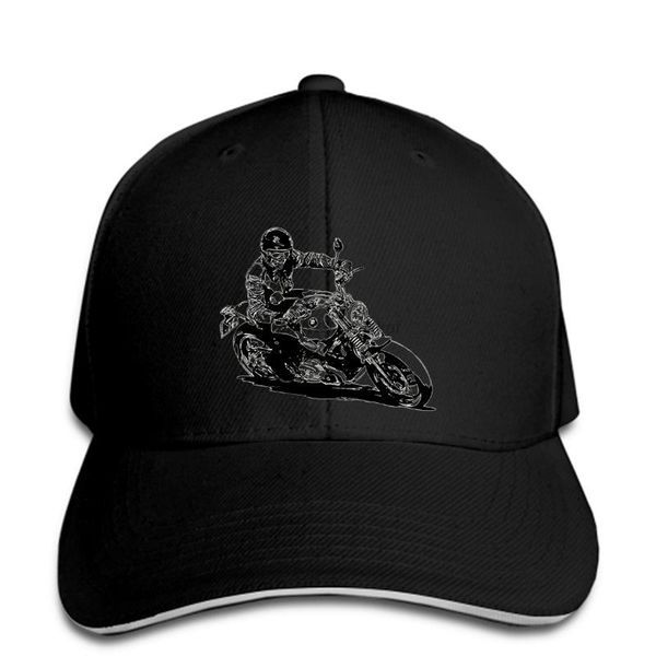 

baseball cap r ninet mit grafik rninet motorcycyle rally r nine t motorrad fahrer hat peaked cap, Black;white