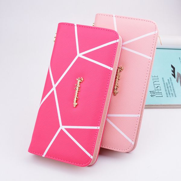 

cardholder wallet ms. long zipper portable wallet student fashion large capacity korean clutch factory outlet 239