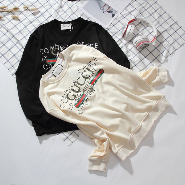 

mens luxury hoodies autumn men and women designer hoodies long sleeve mens pullover brand letter printed hoodie size m-2xl, Black