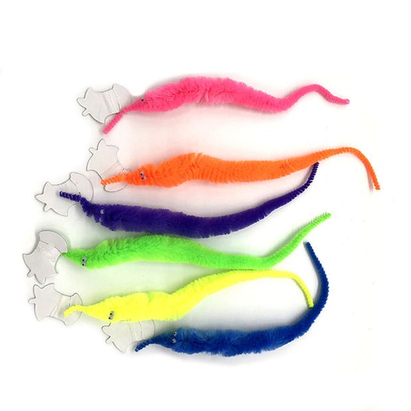 

magic twisty fuzzy worm wiggle moving sea horse kids close-up street comedy magic tricks toys wholesale no packdge