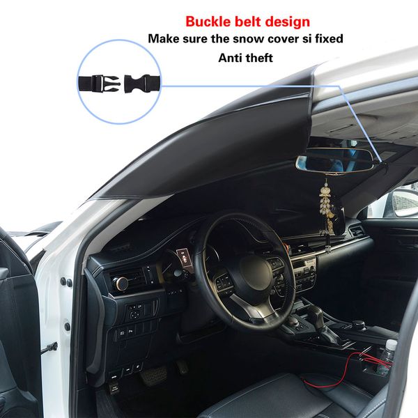 

горячее лобовое стекло снежный покров с зеркалом крышкой анти frost wiper visor protector для автомобилей suv bx
