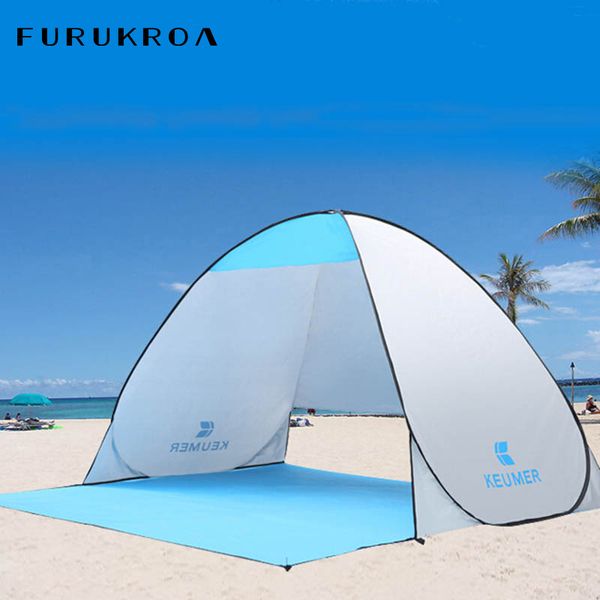 

automatic sun shelters beach tent uv protection up tents sun shade awning camping outdoor hiking travel shelter x318b