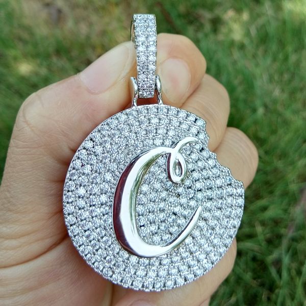 

Мужская подвеска C C Letter Letter C Золотой цвет Серебристый Цвет Хип-хоп Neckalce CN084