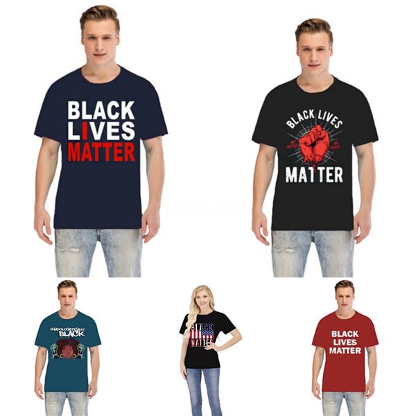 

black lives mattersummer men's and women's t-shirts, designer t-shirts, medusa printed breathable short sleeve men's wear, t, Gray;blue