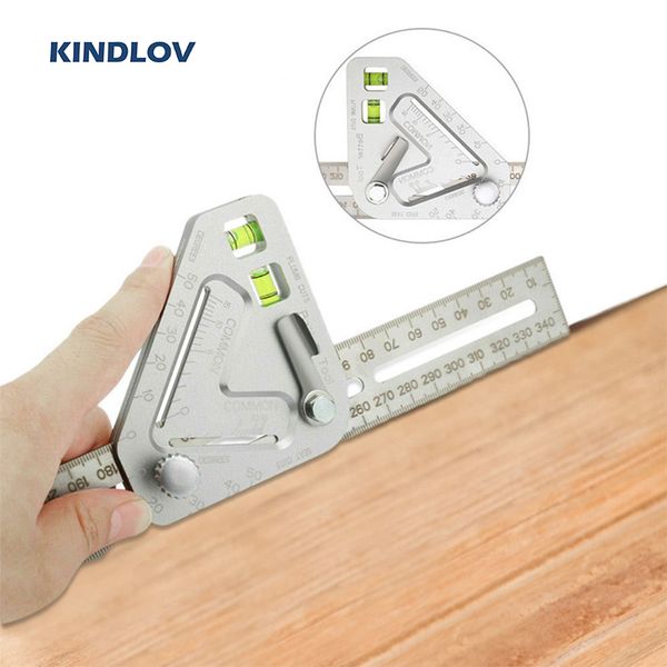 

kindlov woodworking triangle square angle ruler combination triangular ruler with bubble level revolutionary carpentry tools